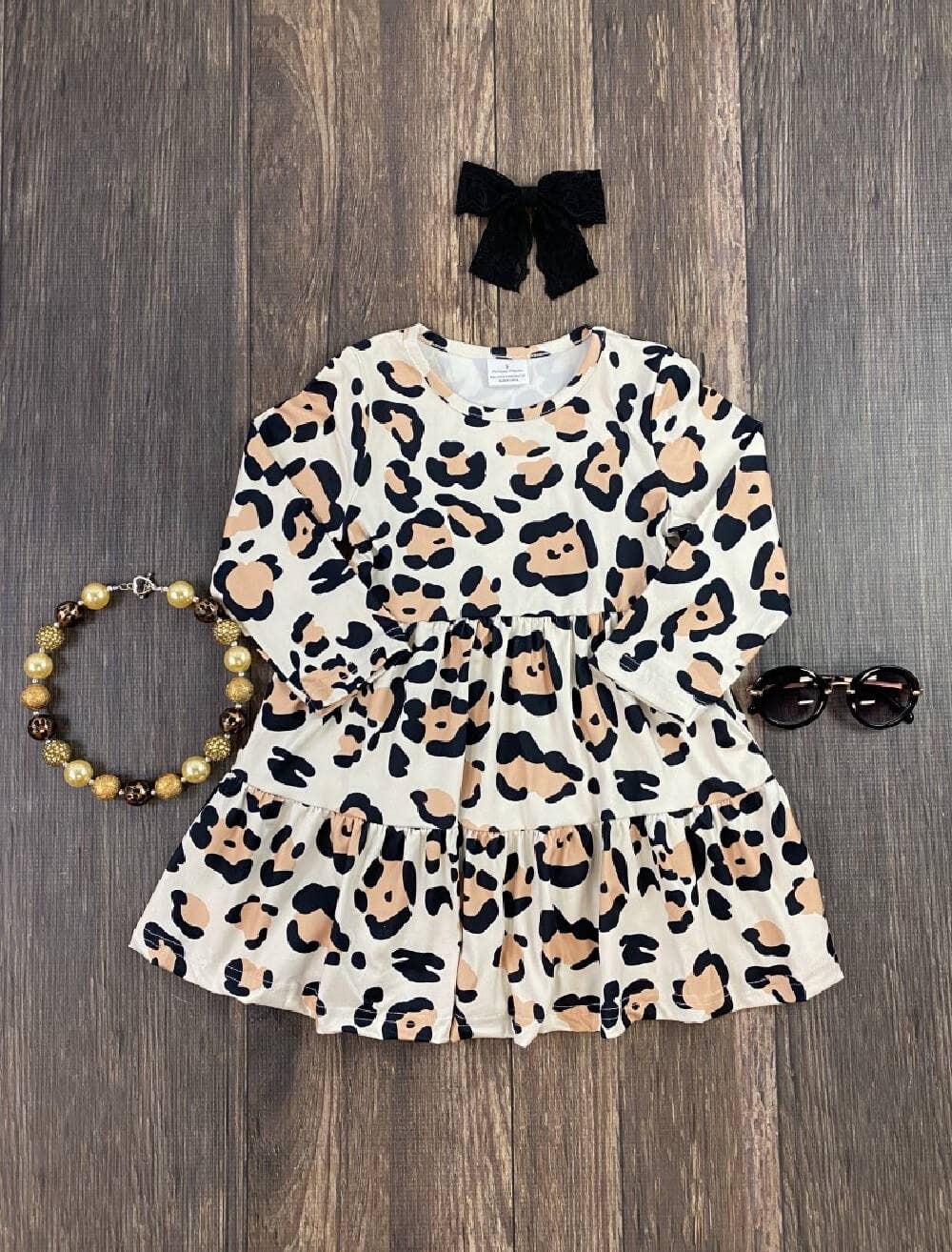 Animal Print Tiered Twirl Dress - 40% OFF | Bows, Bling & Sparkly Things!